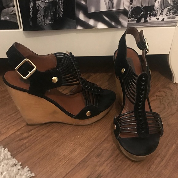 Steve Madden Shoes - Steve Madden Black Wedges